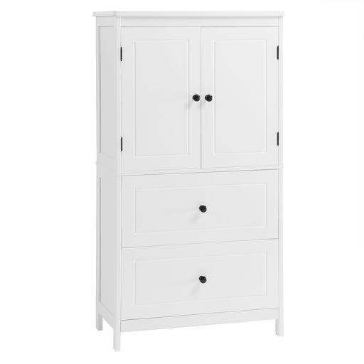 Bathroom Storage Cabinet With 2 Doors And Drawers, Adjustable Shelf Hearth and Haven