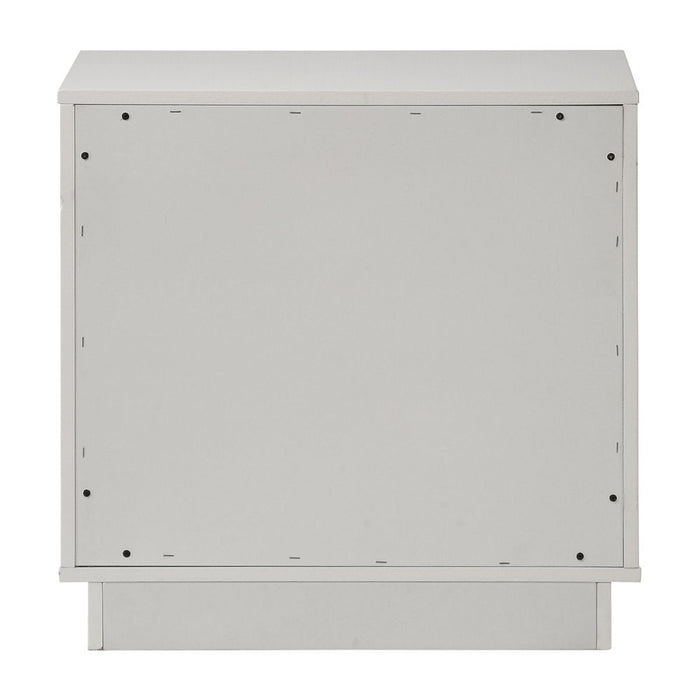 Esther - Nightstand - White / Silver ACME