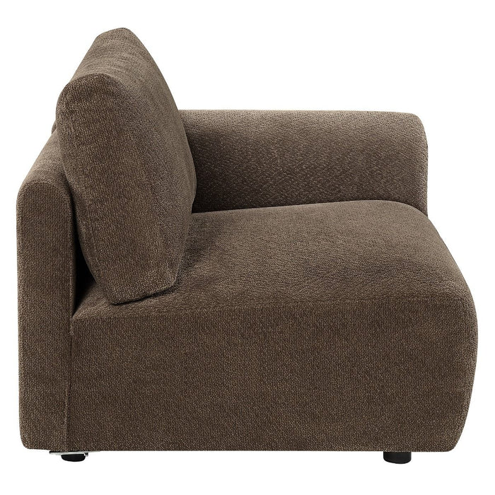 Theodore - Modular Right Facing Arm Chair - Brown Chenille ACME