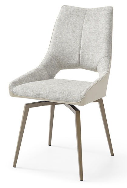 1239 - Swivel Chair - Beige / Champagne Extravaganza Collection