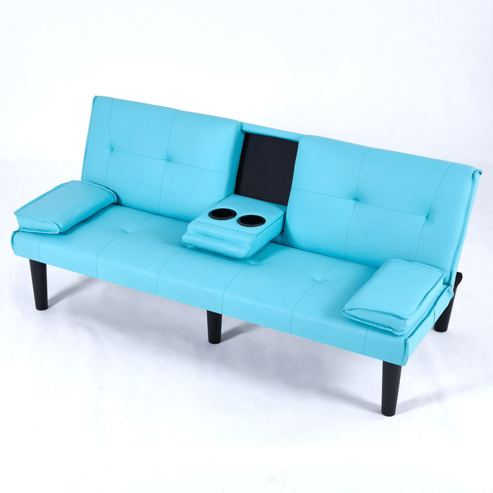 Sofa Bed With Foldable Design And Cup Holder Home Essentials