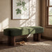 Chic Indoor Upholstered Dining Bench Noble House