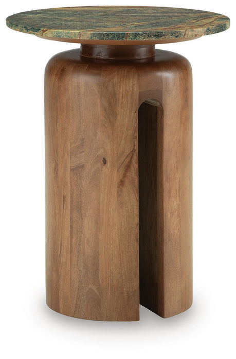 Caplow - Accent Table - Brown / Green Signature Design by Ashley®