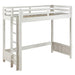 Celerina - Twin Loft Bed - Weathered White ACME