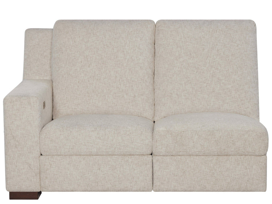 Rhodes - Loveseat LAF - Rani Arctic Universal Furniture