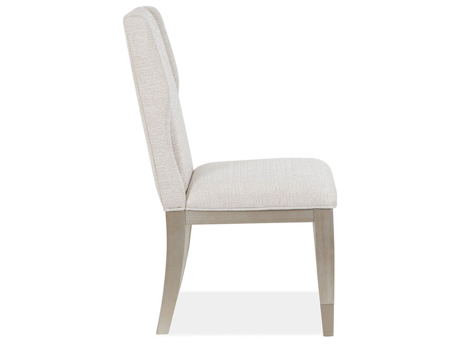 Lenox - Upholstered Host Side Chair (Set of 2) - Warm Silver Magnussen Furniture