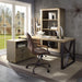 Jennavieve - Bookcase - Gold Aluminum ACME