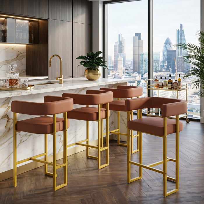 Modern Counter Height Bar Stools With U - Shaped Home Essentials