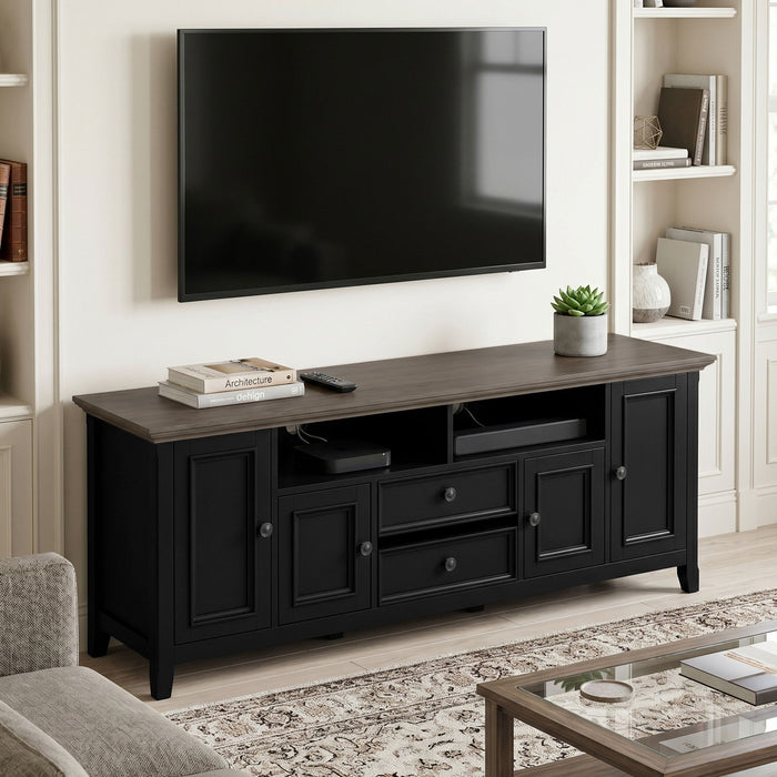 Amherst - Handcrafted Wide TV Media Stand Simpli-Home