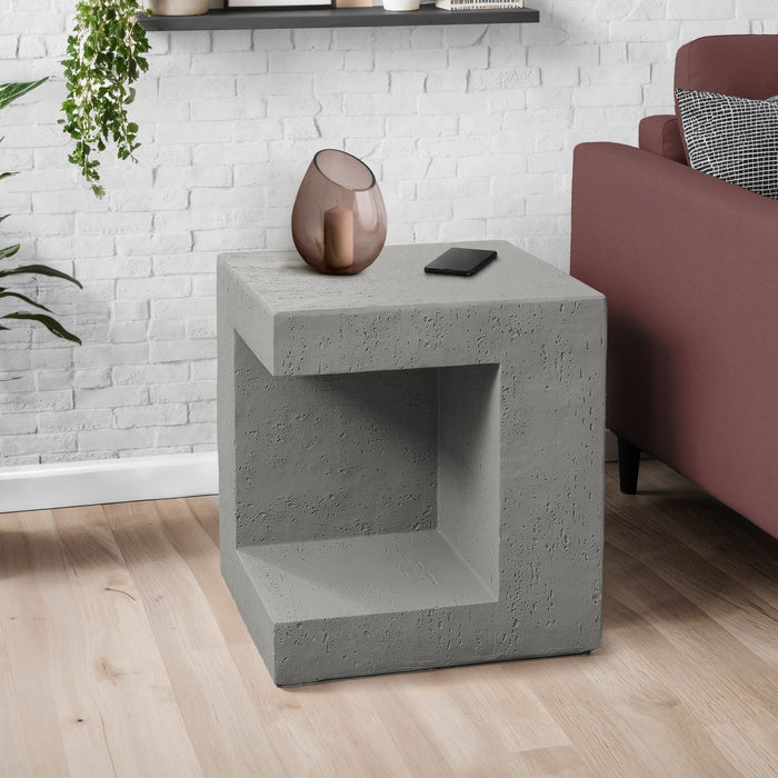 Contemporary Square Accent Table Indoor / Outdoor 8th Street
