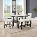 Carissa - Rectangle Counter Dining Set New Classic