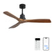 52" Smart DC Ceiling Fan With 3 Blades Reversible Silent Motor Daily Nest
