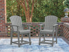 Sanctuary Beach - Barstool (Set of 2) - Dark Gray Signature Design by Ashley®