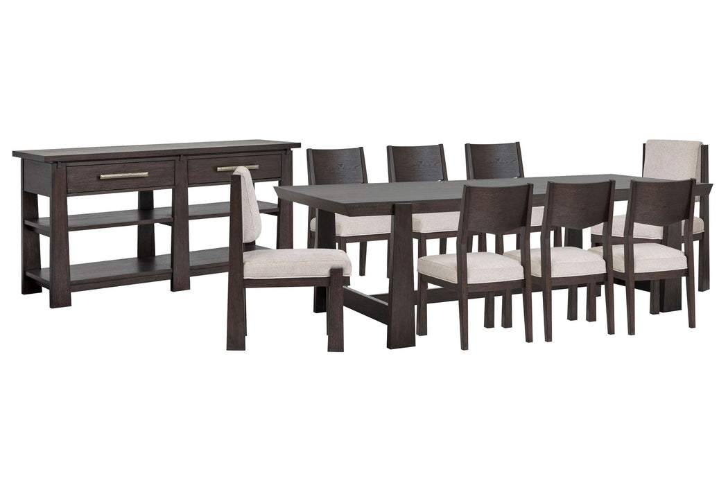 Tauren - Trestle Dining Table Set Magnussen Furniture