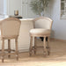 Barrel Back Stool With Swivel Home Essentials