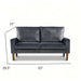 Upholstered Loveseat Sofa, 2 Seater Couch For Living Room Apartment US Pride