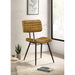 Tufted Side Chairs Upholstery And Tapered Legs (Set of 2) - Camel Furniture Max