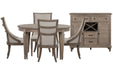 Lancaster - Extendable Round Dining Table Set Magnussen Furniture