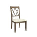 Claudia - Side Chair (Set of 2) - Beige / Brown Acme