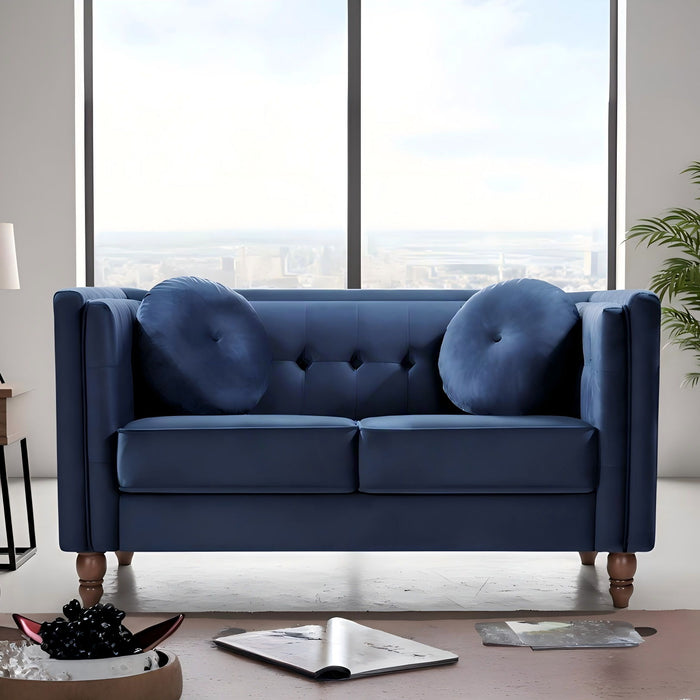 Chesterfield Loveseat 2 Seater Couch For Living Room US Pride