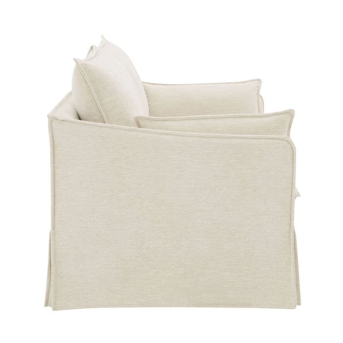 Shane - Loveseat With 2 Pillows - Beige Acme