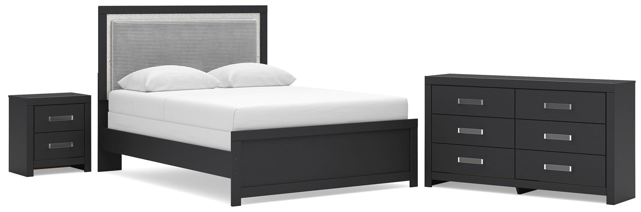 Maeling - Upholstered Panel Bedroom Set Signature Design by Ashley®