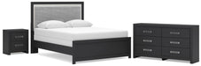 Maeling - Upholstered Panel Bedroom Set Signature Design by Ashley®