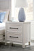 Darbonton - Two Drawer Night Stand - Dove White Signature Design by Ashley®