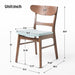 Dining Chairs With Cushioned Seat (Set of 2) Noble House