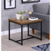 Bob - End Table - Weathered Oak & Black ACME