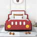 Race Car Shaped Platform Bed With Wheels Halcyon Home