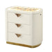 La Pierre - 3 Drawer Nightstand - Beige Matrix Furniture Group