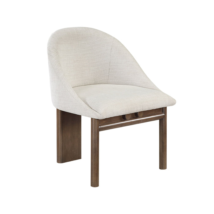Ouida - Side Chair (Set of 2) - Beige / Brown Acme