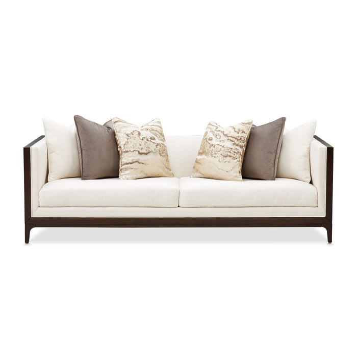 Belmont Place - Sofa - Cream / Espresso