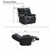 Manual Rocker Recliner Chair Home Essentials
