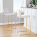 Fuji - Contemporary Design High Back Barstool Lumi Source