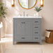 Bathroom Vanity With Sink Combo, 2 Soft Close Doors And 5 Drawers Hearth and Haven