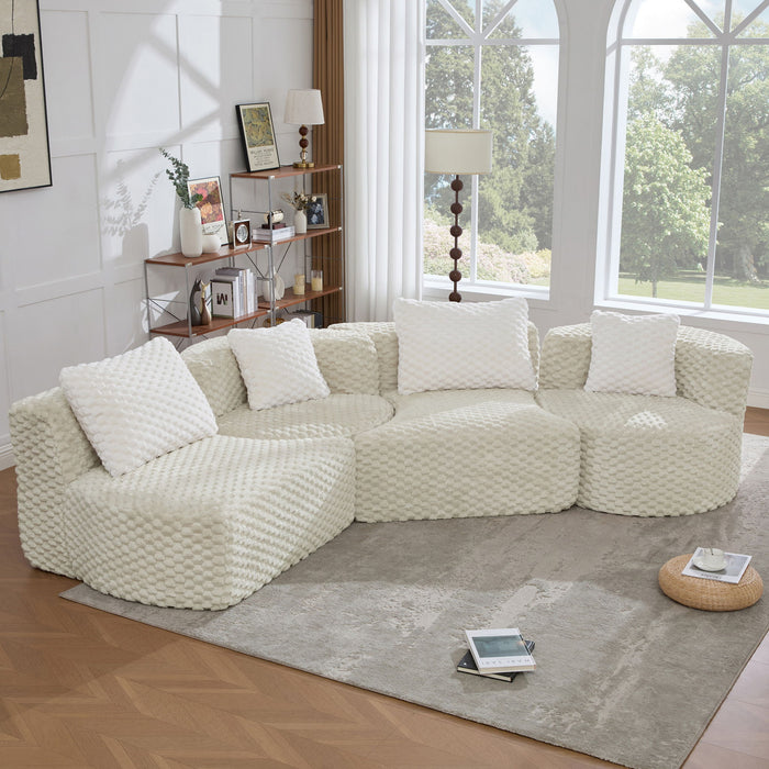 Modular Sectional Sofa With Free Combination Design Hearth and Haven