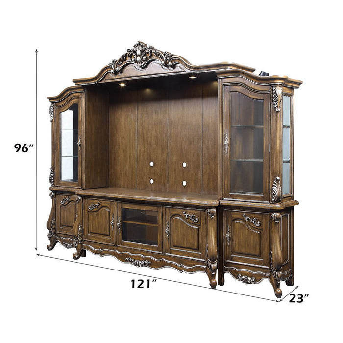 Latisha - Entertainment Center - Antique Oak ACME