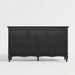 7 Drawer Dresser, Storage Chest - Black Home Essentials