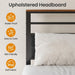 Platform Bed Frame With Charging Station & Headboard Storage Home Essentials