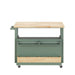 Harper - Kitchen Cart - Natural & Green ACME