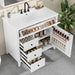 Bathroom Vanity With Sink, 3 Drawers & Cabinet With Adjustable Shelves Hearth and Haven