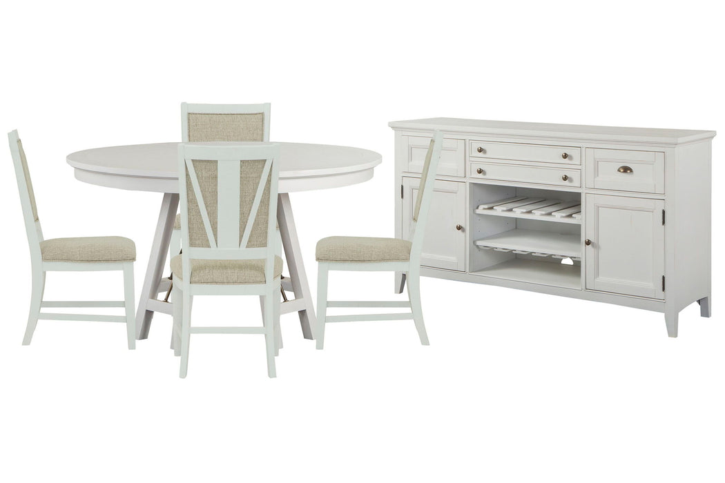 Heron Cove - 52" Round Dining Table Set Magnussen Furniture