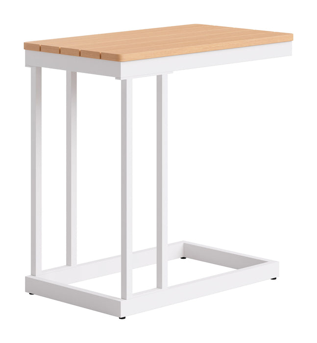 Tamaru - Side Table - Natural / White Zuo Modern