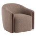 Ballona - Accent Chair With Swivel - Brown Chenille ACME