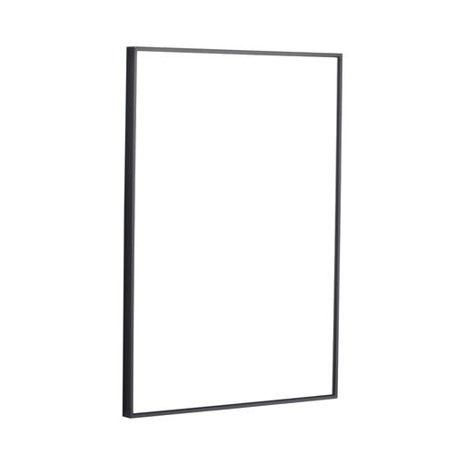 20" Rectangular Wall Mounted Mirror - Black Home Essentials