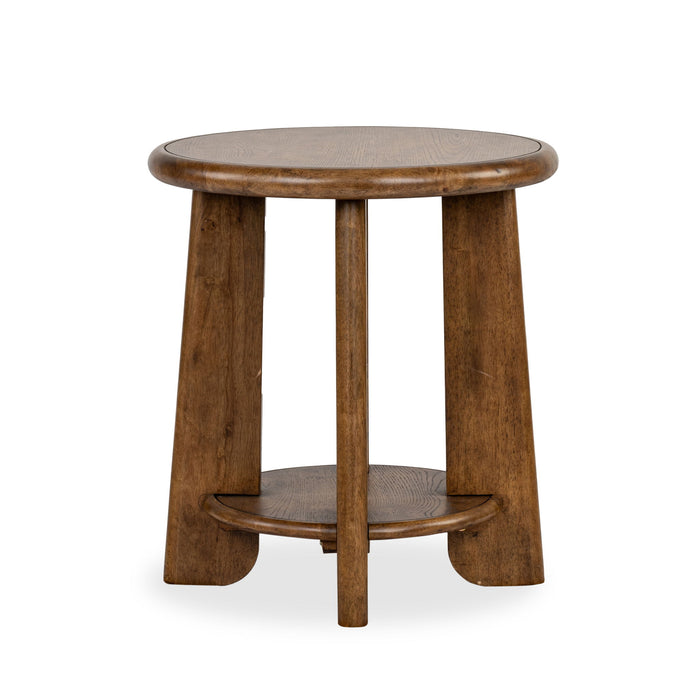 Tanner - Round End Table - Tawny Brown Magnussen Furniture