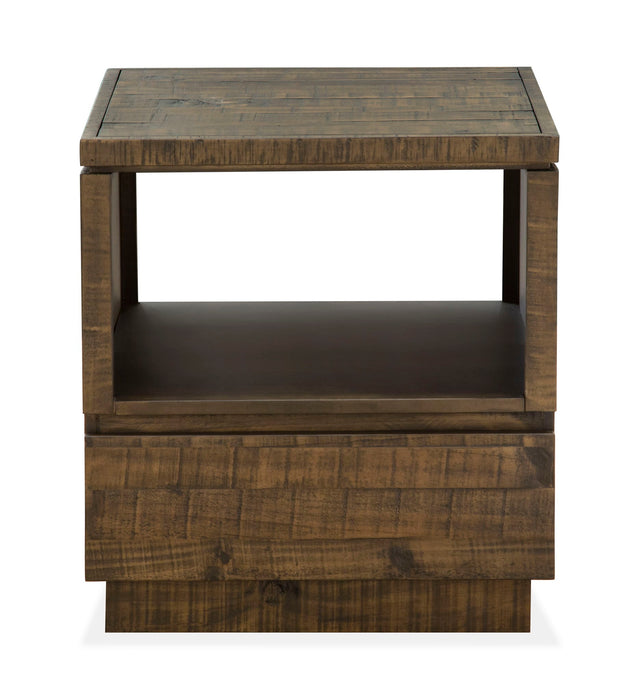Baisden - Rectangular End Table - Tobacco Magnussen Furniture