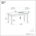 Monroe - Desk - Distressed Charcoal Brown Simpli-Home